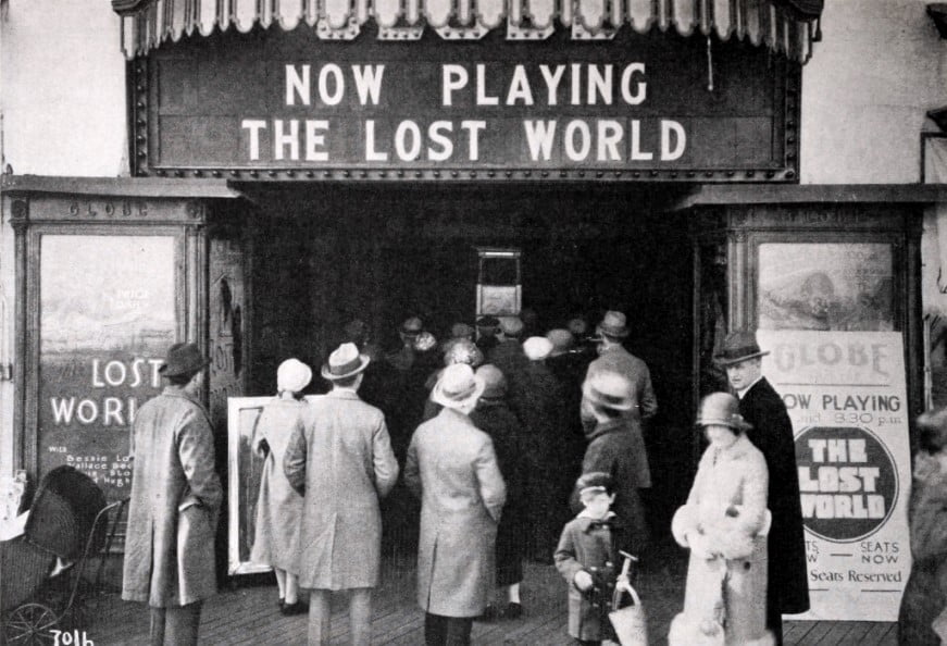 the lost world at a theater